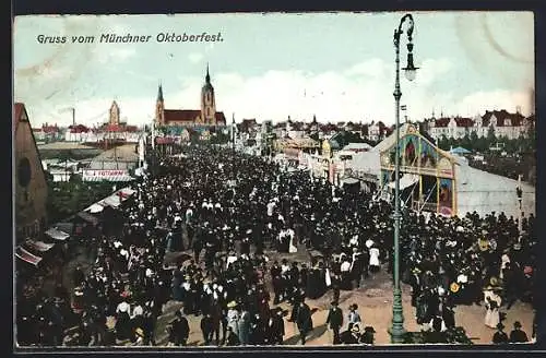 AK München, Oktoberfest, Gestgelände