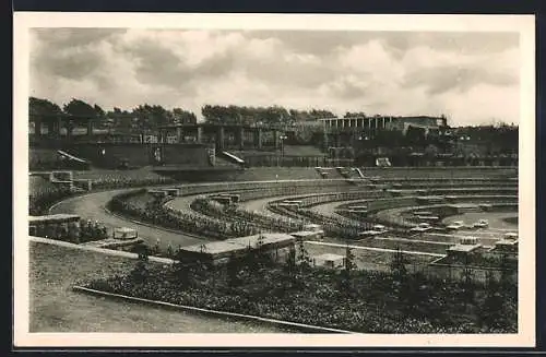 AK Essen, Grosse Ruhrländische Gartenbau-Ausstellung GRUGA 1929, Dahlien-Arena