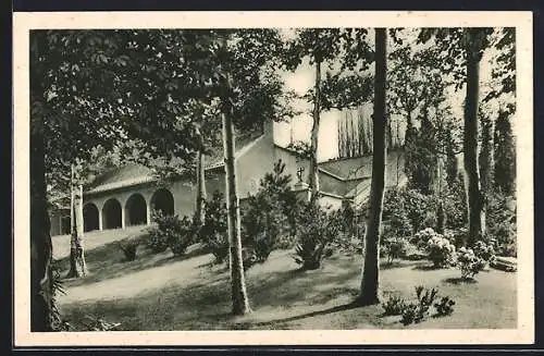 AK Essen, GRUGA Grosse Ruhrländische Gartenbau-Ausstellung 1929, Kapelle, Abt. Friedhof und Grabmal