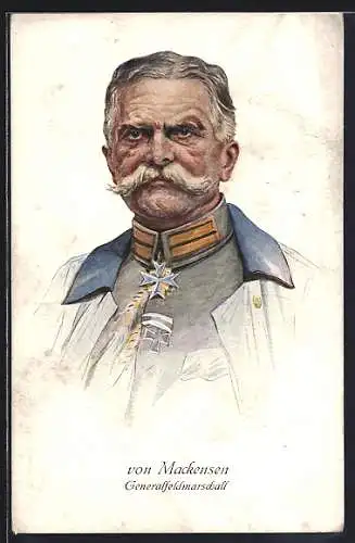 Künstler-AK Generalfeldmarschall von Mackensen