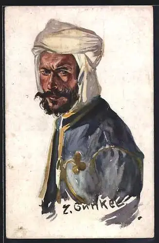 AK Kriegsgefangener Araber