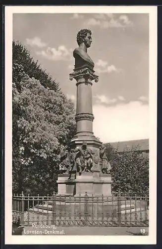 AK Rendsburg, Lornsen-Denkmal