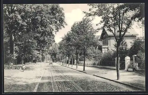 AK Hamburg-Wandsbek, Partie in der Jüthornstrasse