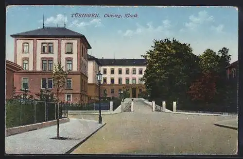 AK Tübingen, Strassenpartie mit Chirurg. Klinik