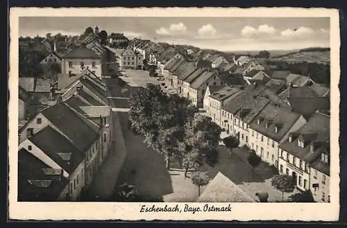 AK Eschenbach / Ostmark, Strassenansicht von oben