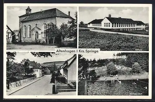 AK Altenhagen I, Badeanstalt, Schule