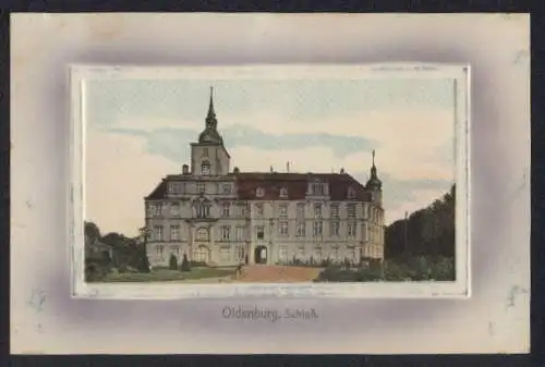 AK Oldenburg / O., Blick zum Schloss