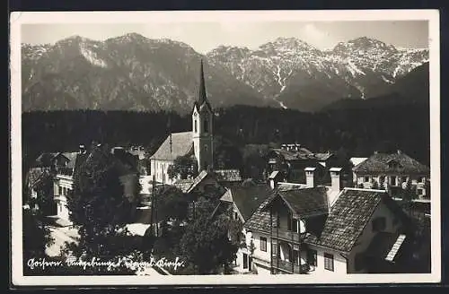 AK Goisern, Totalansicht von der Kirche