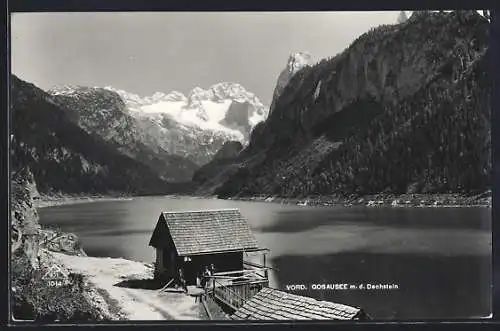 AK Gosau, Vord. Gosausee mit dem Dachstein