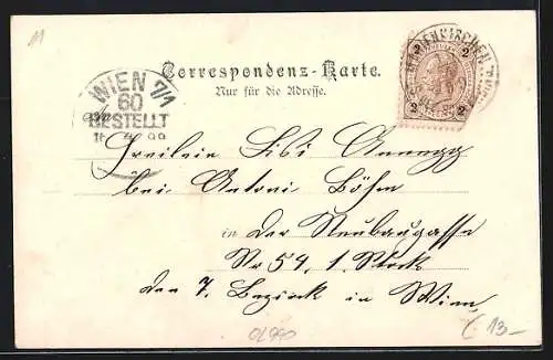 AK Schärding, Partie am oberen Stadtplatz