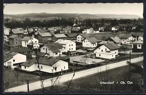 AK Uttendorf /O. Ö., Siedlungshäuser mit Strasse