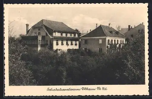 AK Altheim, Blick auf Naturheilsanatorium