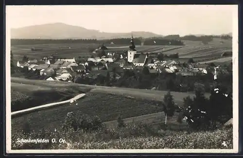 AK Schenkenfelden /O. Oe., Teilansicht mit Kirche