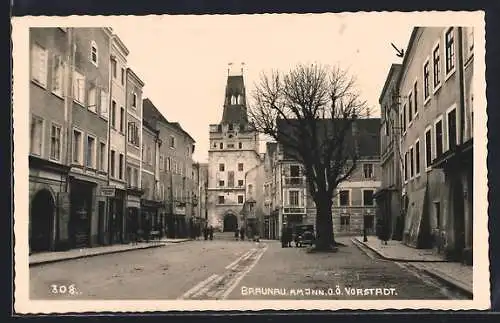 AK Braunau a. Inn, Stadtturm in der Vorstadt