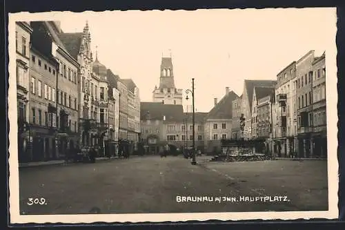 AK Braunau a. Inn, Partie auf dem Hauptplatz