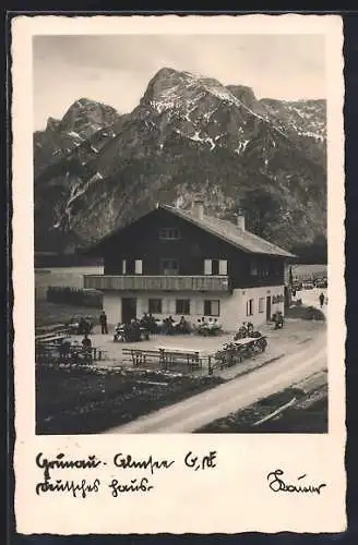 AK Grünau am Almsee, Hotel Deutsches Haus