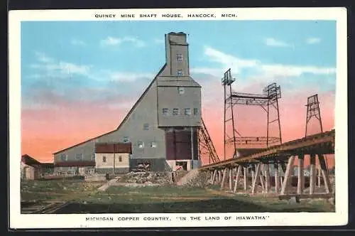 AK Hancock, MI, Quincy Mine Shaft House