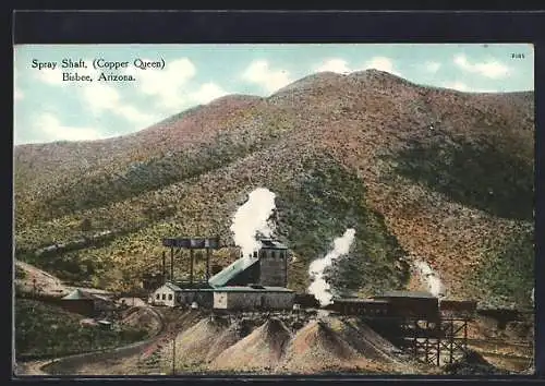 AK Bisbee, AZ, Spray Shaft, Copper Queen Mine