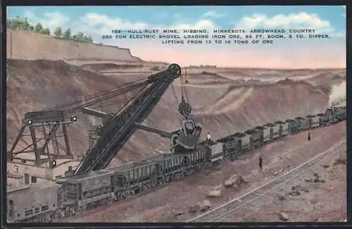 AK Hibbing, MN, Hull-Rust Mine, 350-ton electric shovel