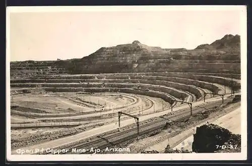 AK Ajo, AZ, Open Pit Copper Mine