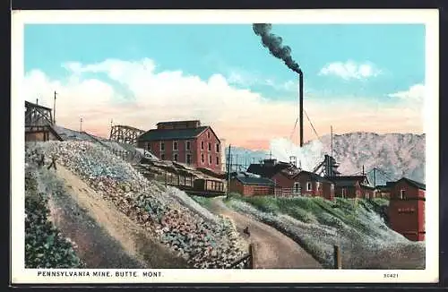 AK Butte, MT, Pennsylvania Mine