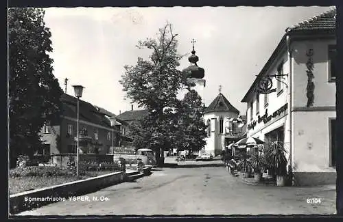 AK Ysper, Ortspartie an der Kirche