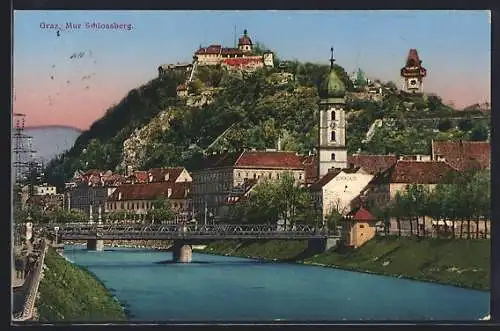 AK Graz, Mur und Schlossberg