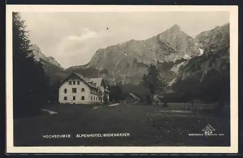 AK Hochschwab, Alpenhotel Bodenbauer