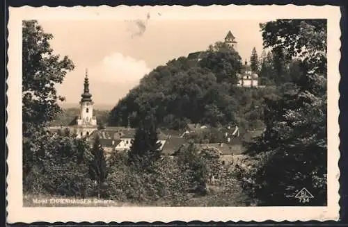 AK Ehrenhausen /Steierm., Teilansicht mit Kirche