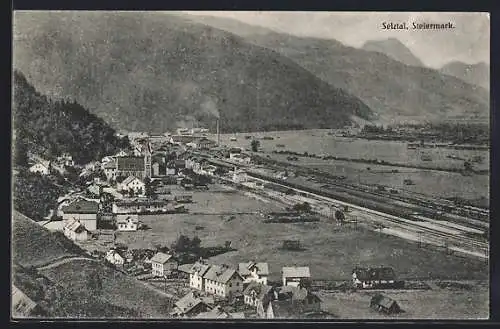 AK Selztal /Steiermark, Teilansicht mit Kirche