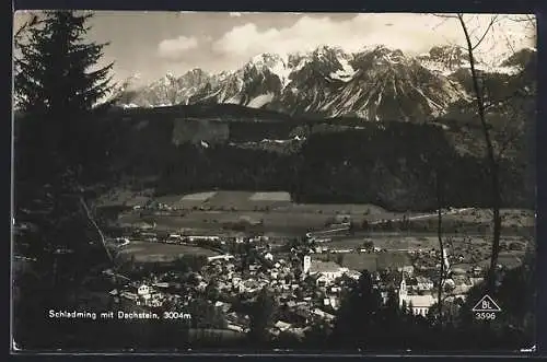 AK Schladming, Teilansicht mit Dachstein