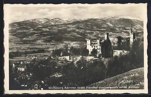 AK Wolfsberg /Kärnten, Gräfl. Henckel-Donnersmark`sches Schloss