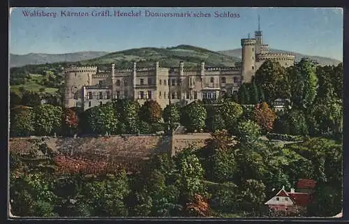 AK Wolfsberg /Kärnten, Gräfl. Henckel Donnersmark`sches Schloss