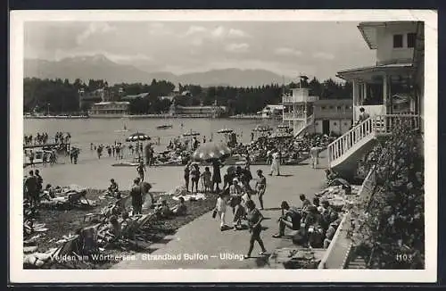 AK Velden am Wörthersee, Strandbad Bulfon