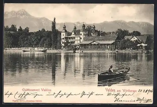 AK Velden, Etablissment Wahliss am Wörthersee