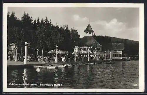 AK Velden am Wörthersee, Strandcafe Bulfon