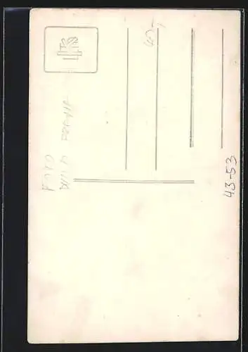 Foto-AK Kosakentänzer in Pose, Volkstanz