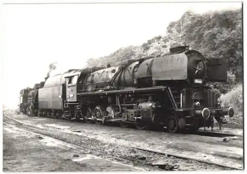 Fotografie Eisenbahn CSD - Ceskoslovenské státní dráhy, Tender-Lokomotive, Dampflok Nr. 556.0485