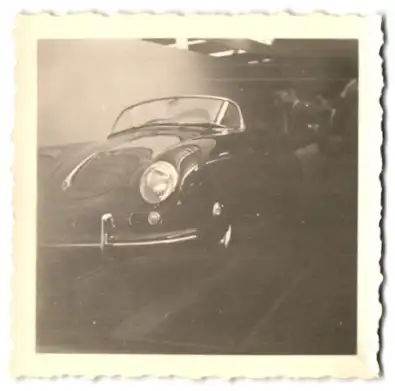 Fotografie Auto Porsche 356 Cario, Sportwagen - Roadster kurz vor seiner Vorstellung