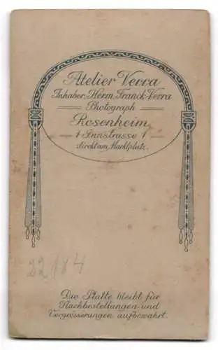 Fotografie Atelier Verra, Rosenheim / Inn, bayerischer Soldat in Uniform, Handkoloriert