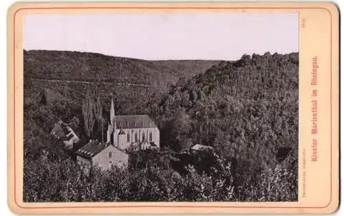 Fotografie Römmler & Jonas, Dresden, Ansicht Geisenheim-Marienthal, Blick auf das Kloster Marienthal