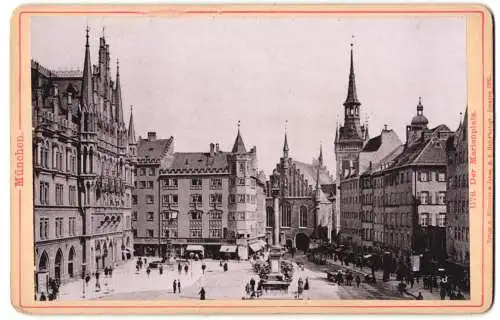 Fotografie Römmler & Jonas, Dresden, Ansicht München, Blick auf den Marienplatz