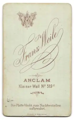 Fotografie Franz Weile, Anclam, Kleiner Wall 519c, Zwei Frauen in eleganten Kleidern