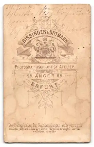 Fotografie Bissinger & Dittmann, Erfurt, Anger 25, Porträt einer jungen Frau