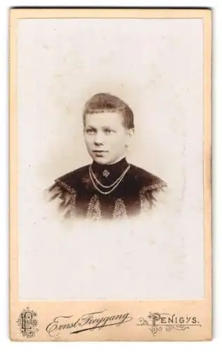 Fotografie Ernst Freygang, Penig, Brückenstr., Porträt einer jungen Frau