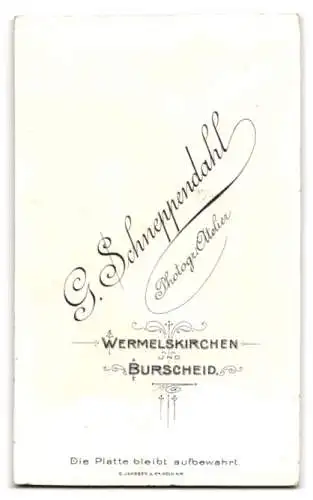 Fotografie G. Schneppendahl, Wermelskirchen, Portrait einer Frau mit elegantem Kleid