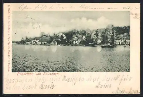 AK Rauschen, Panorama vom Wasser gesehen