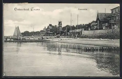 AK Cranz, Panorama am Strand