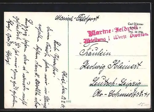 AK Breslau, Kaiserbrücke mit passierender Strassenbahn