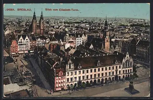 AK Breslau, Blick vom Elisabeth-Turm